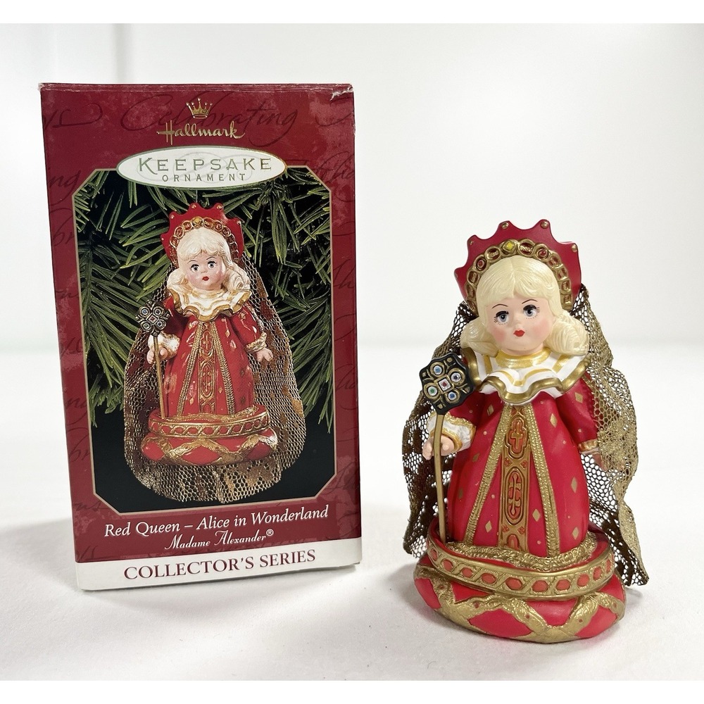 1999 Hallmark Keepsake Ornament Red Queen Alice In Wonderland Madame Alexander